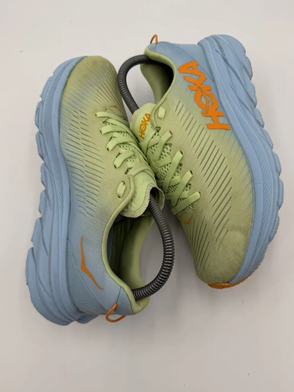 Hoka One One Rincon 3 Women's Size 7B Yellow Blue Orange